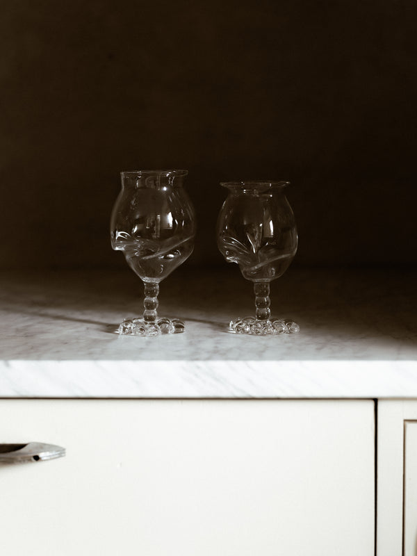 No 18. Sculptural Wine Glasses